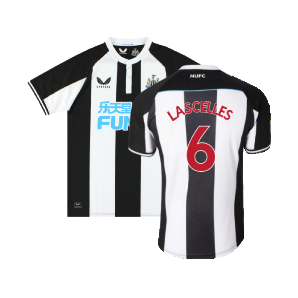 Newcastle United 2021-22 Home Shirt (M) (Mint) (LASCELLES 6)_0