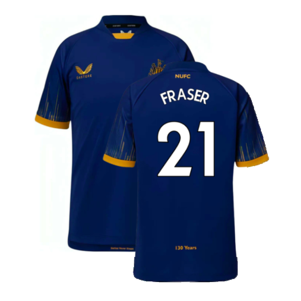 Newcastle United 2022-23 Away Shirt (Sponsorless) (L) (Excellent) (FRASER 21)_0