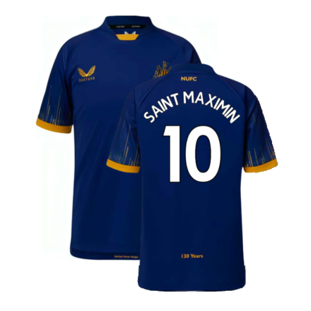 Newcastle United 2022-23 Away Shirt (Sponsorless) (XL) (Excellent) (SAINT MAXIMIN 10)_0