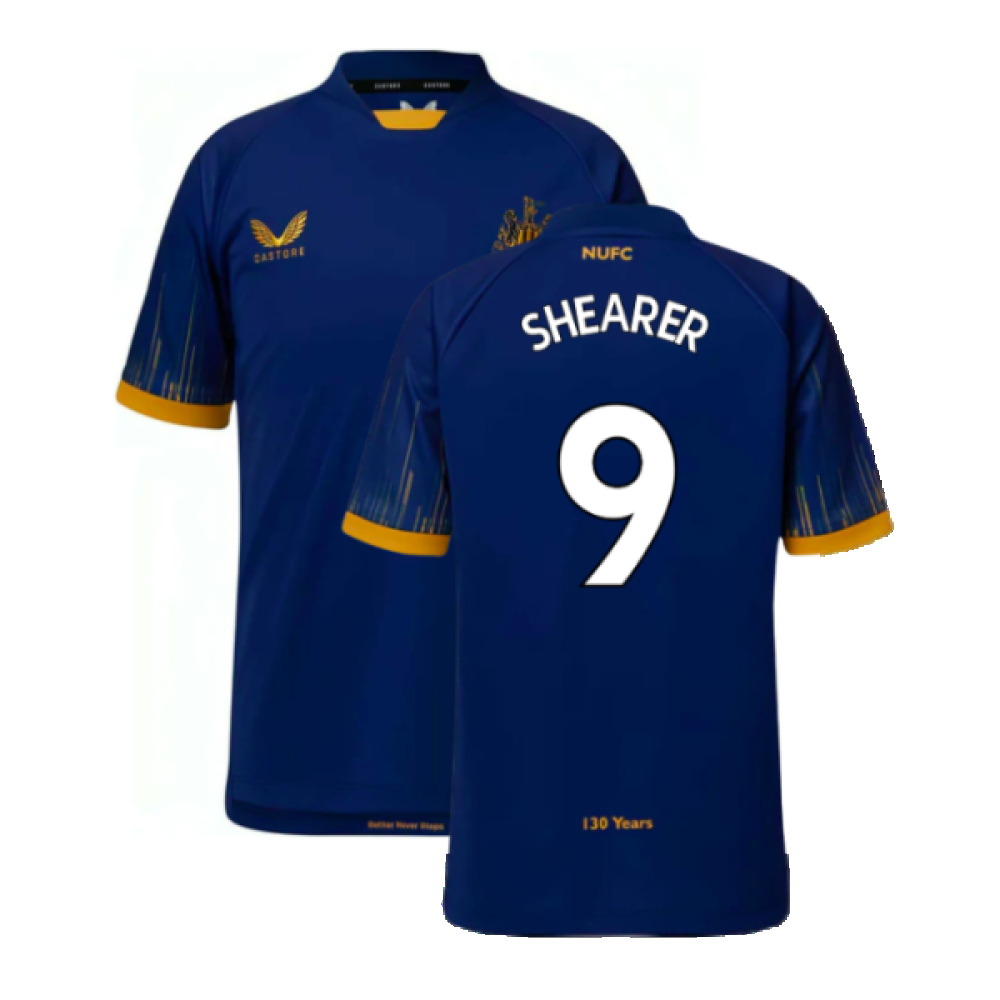 Newcastle United 2022-23 Away Shirt (Sponsorless) (XL) (Excellent) (SHEARER 9)_0