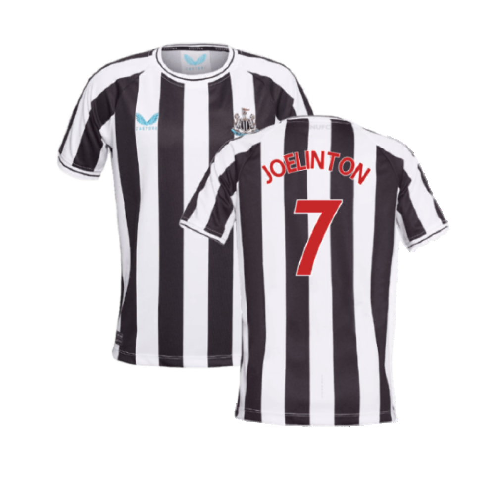 Newcastle United 2022-23 Home Shirt (Sponsorless) (L) (Excellent) (JOELINTON 7)_0