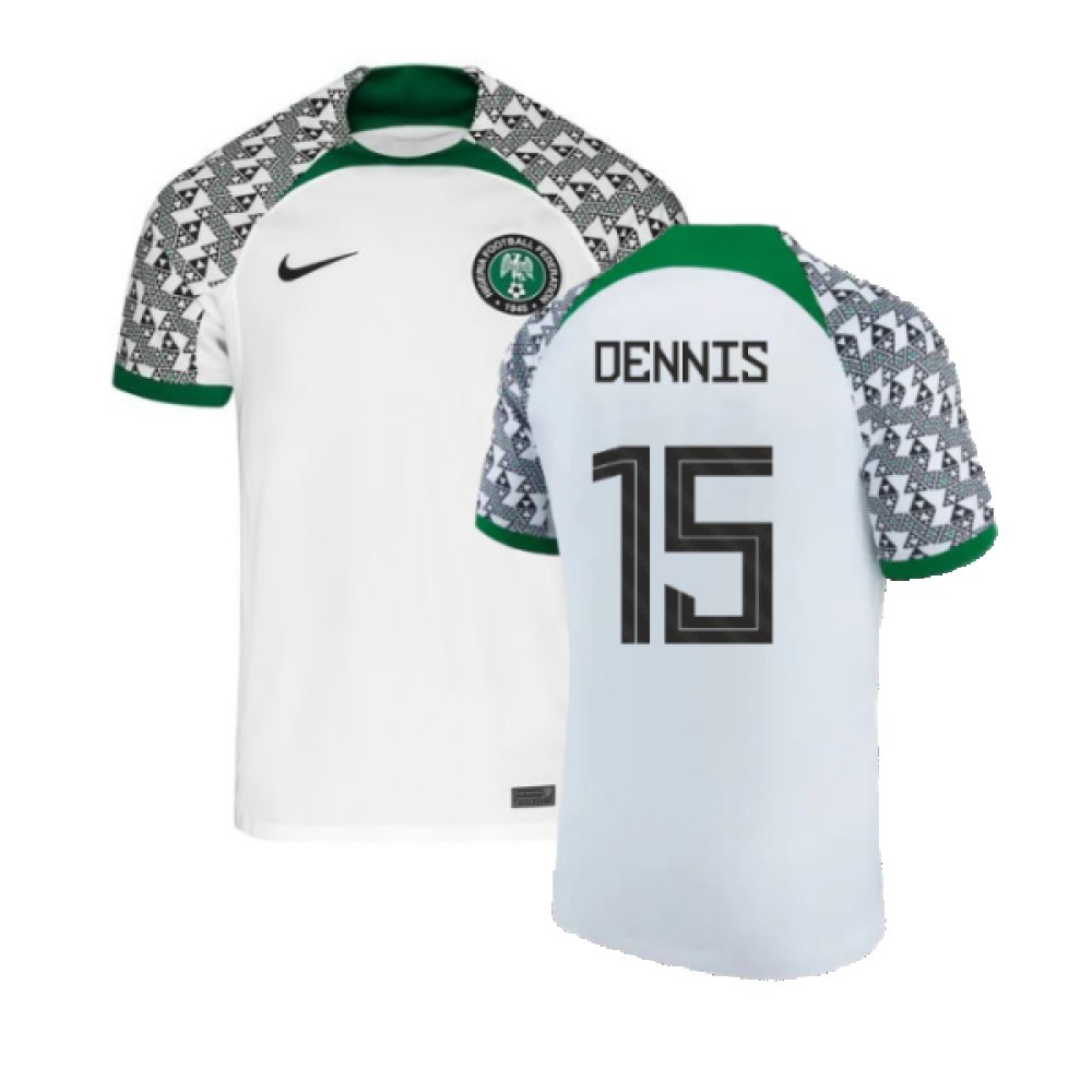 Nigeria 2021-2023 Away Shirt (L) (Excellent) (DENNIS 15)_0