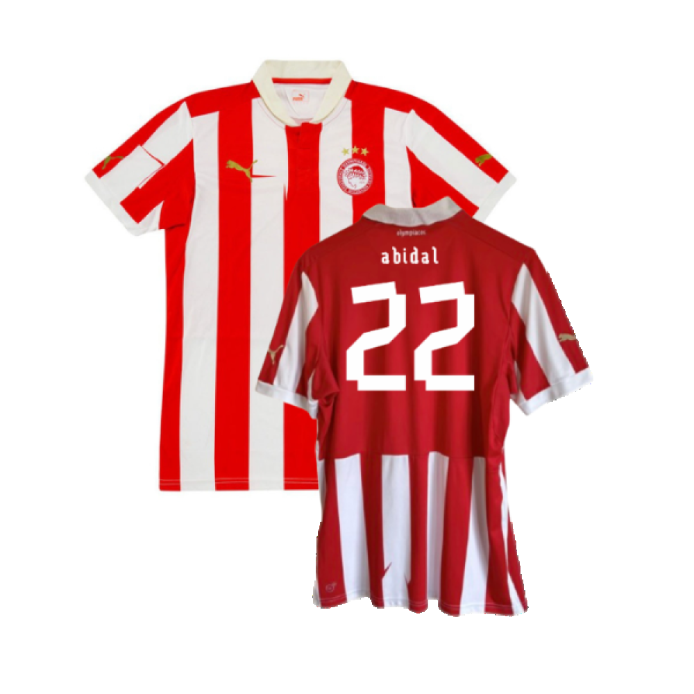 Olympiacos 2012-13 Home Shirt (Excellent) (Abidal 22)_0