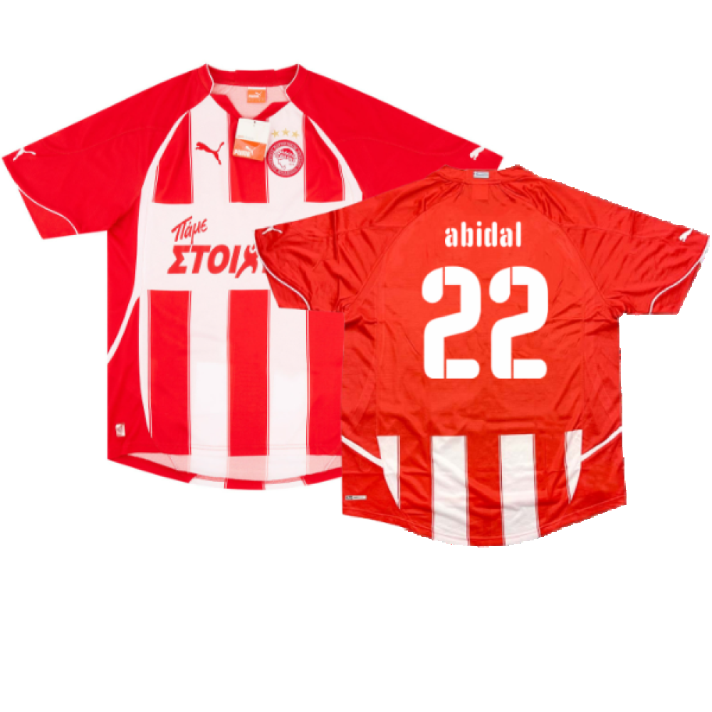 Olympiakos 2010-11 Home Shirt (M) (Good) (Abidal 22)_0