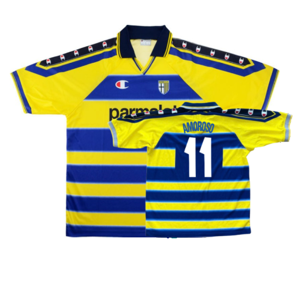 Parma 1999-2000 Home Shirt (S) (Good) (Amoroso 11)_0