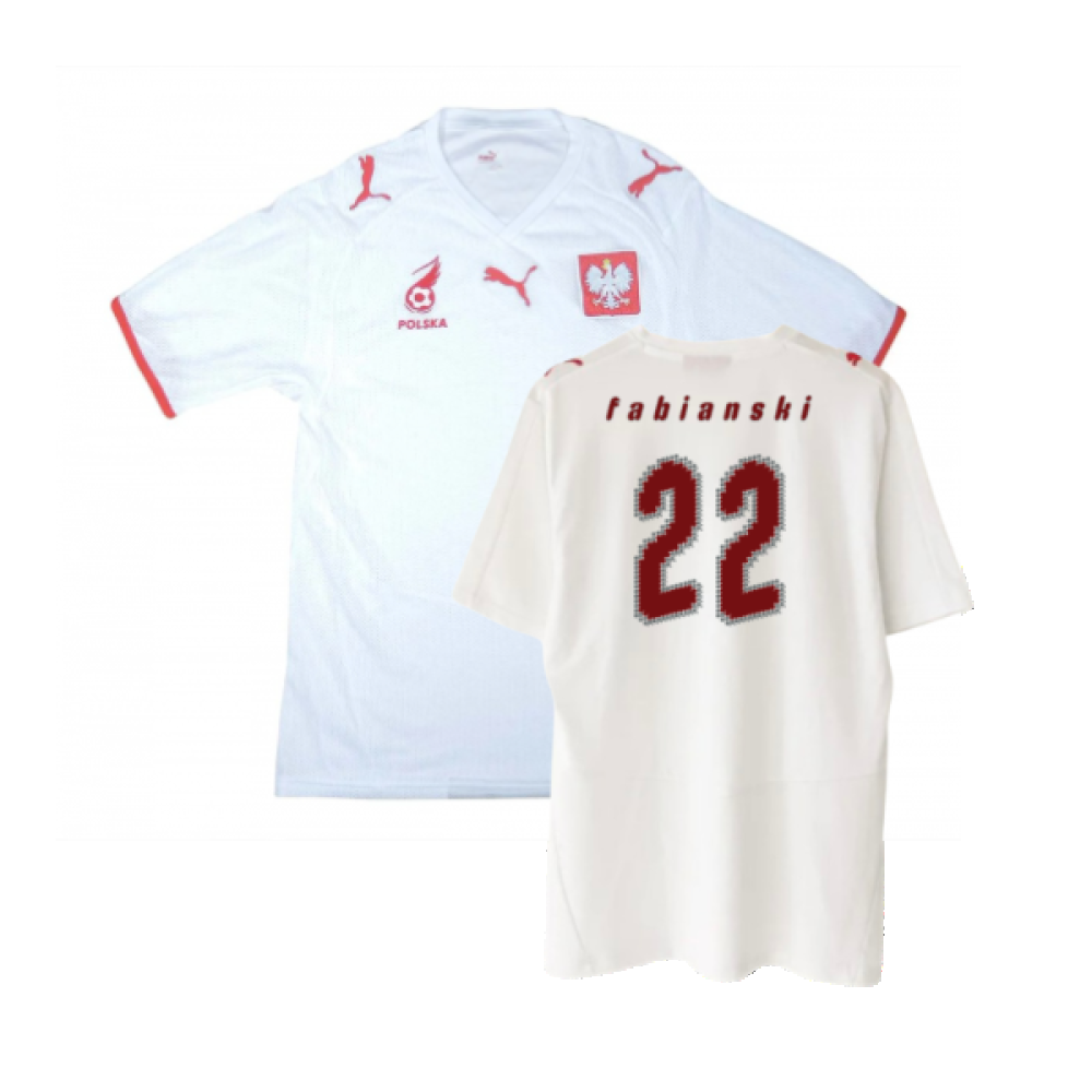 Poland 2008-09 Home Shirt (L) (Mint) (Fabianski 22)_0