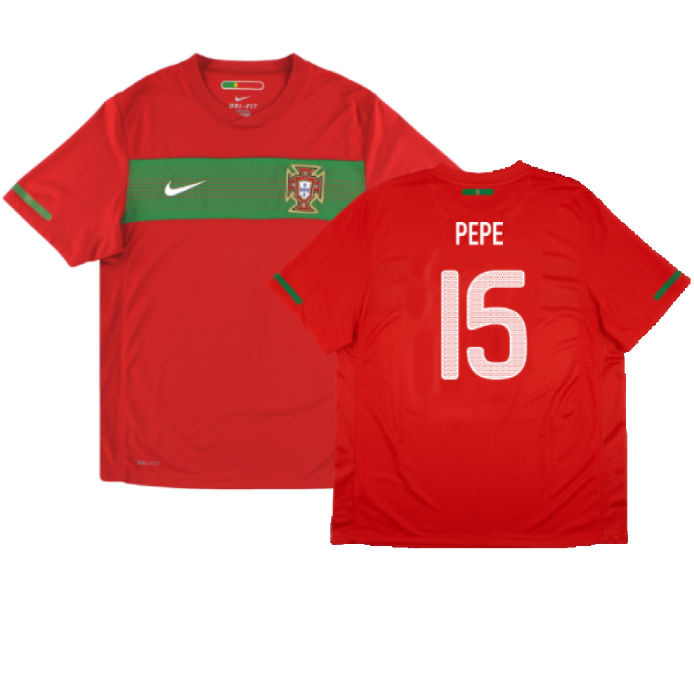 Portugal 2010-11 Home Shirt (XL) (Excellent) (Pepe 15)_0