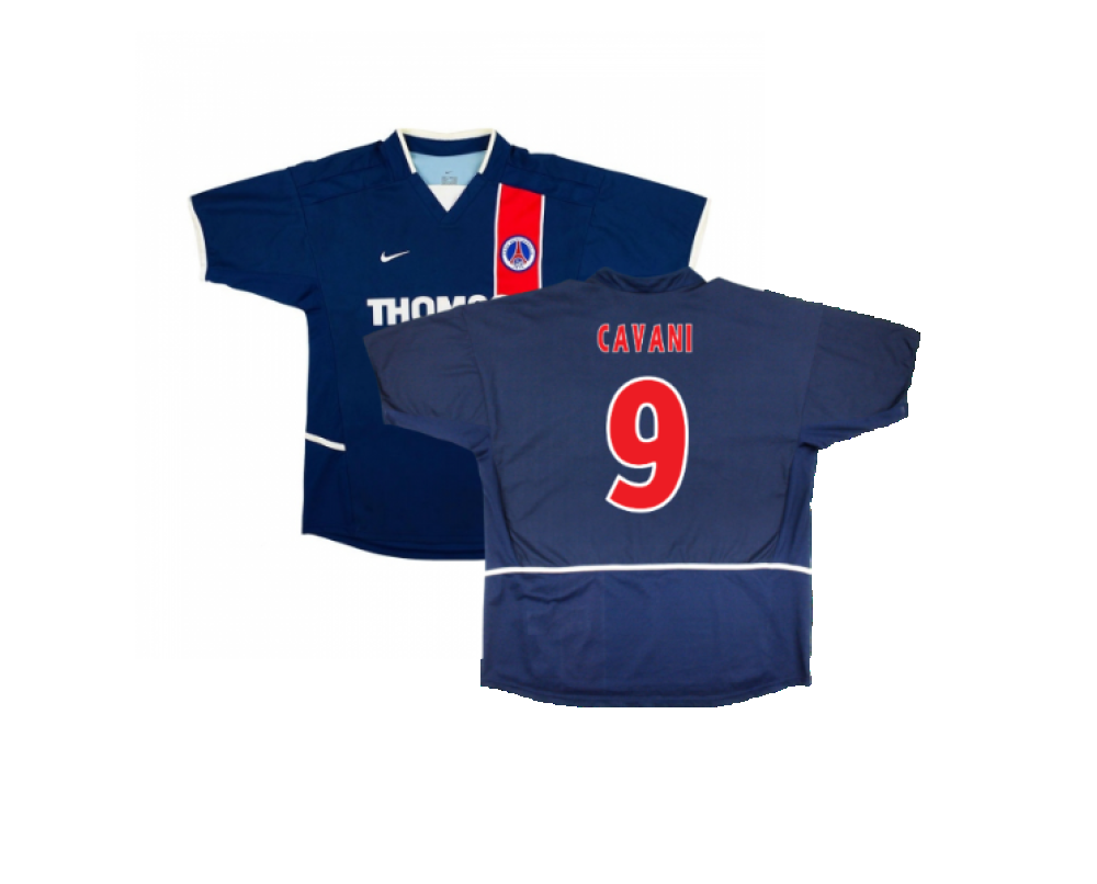 PSG 2002-03 Home Shirt (Very Good) (Cavani 9)_0