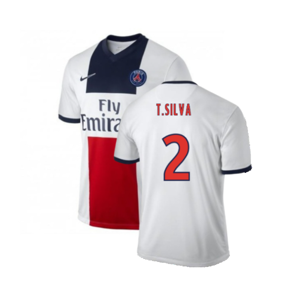 PSG 2013-14 Away Shirt (L) (Very Good) (T.Silva 2)_0