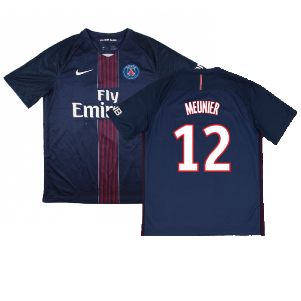 PSG 2016-17 Home Shirt (L) (Excellent) (Meunier 12)_0