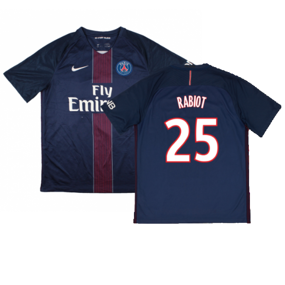 PSG 2016-17 Home Shirt (M) (Excellent) (Rabiot 25)_0