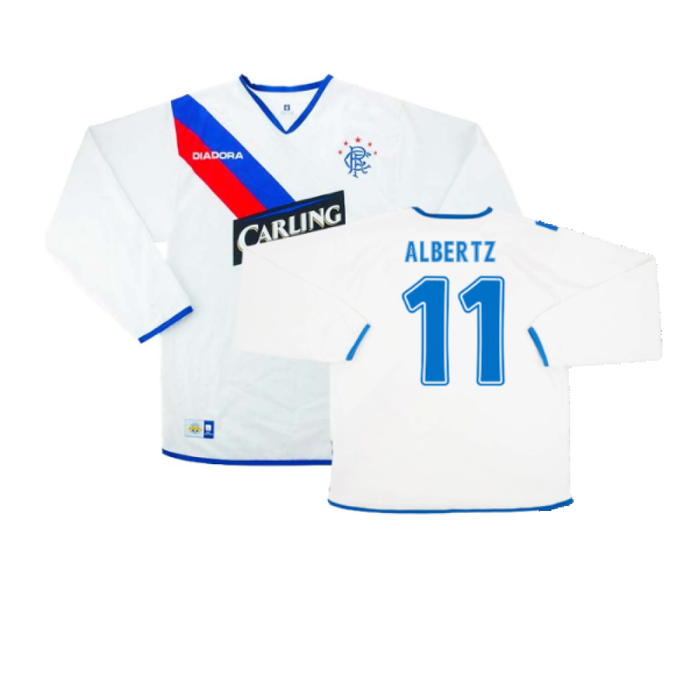 Rangers 2004-05 Away L/S (XXL) (Excellent) (ALBERTZ 11)_0