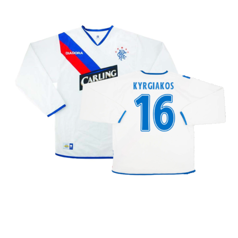 Rangers 2004-05 Away L/S (XXL) (Excellent) (Kyrgiakos 16)_0