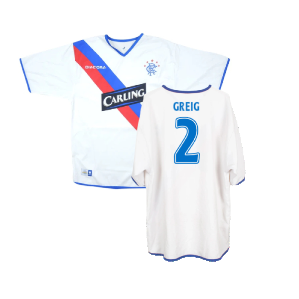 Rangers 2004-05 Away Shirt (L) (Very Good) (GREIG 2)_0