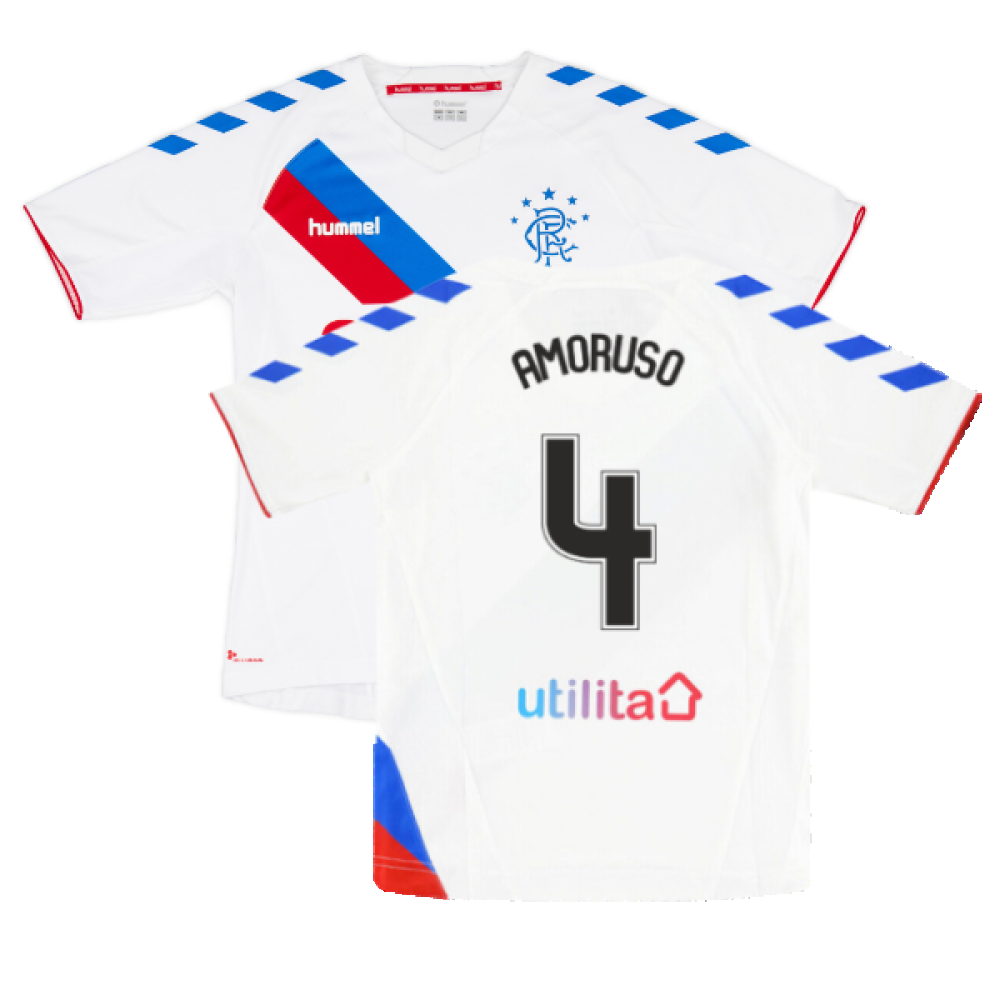 Rangers 2018-19 Away Shirt (S) (Very Good) (AMORUSO 4)_0