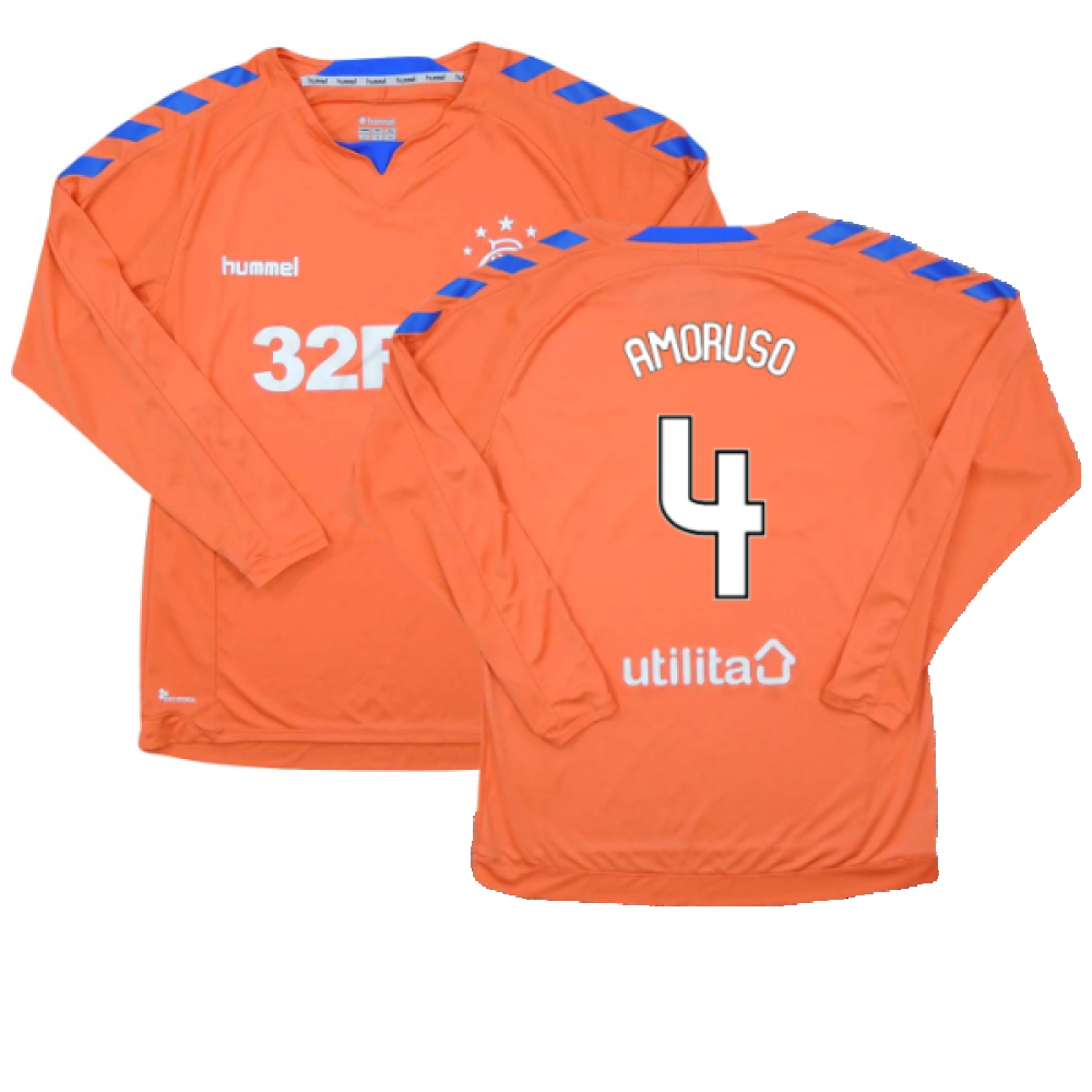 Rangers 2018-19 Long Sleeve Third Shirt (S) (Excellent) (AMORUSO 4)_0