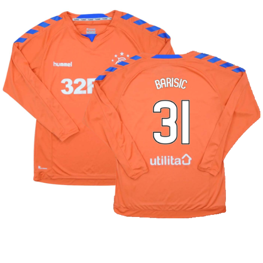 Rangers 2018-19 Long Sleeve Third Shirt (S) (Excellent) (Barisic 31)_0