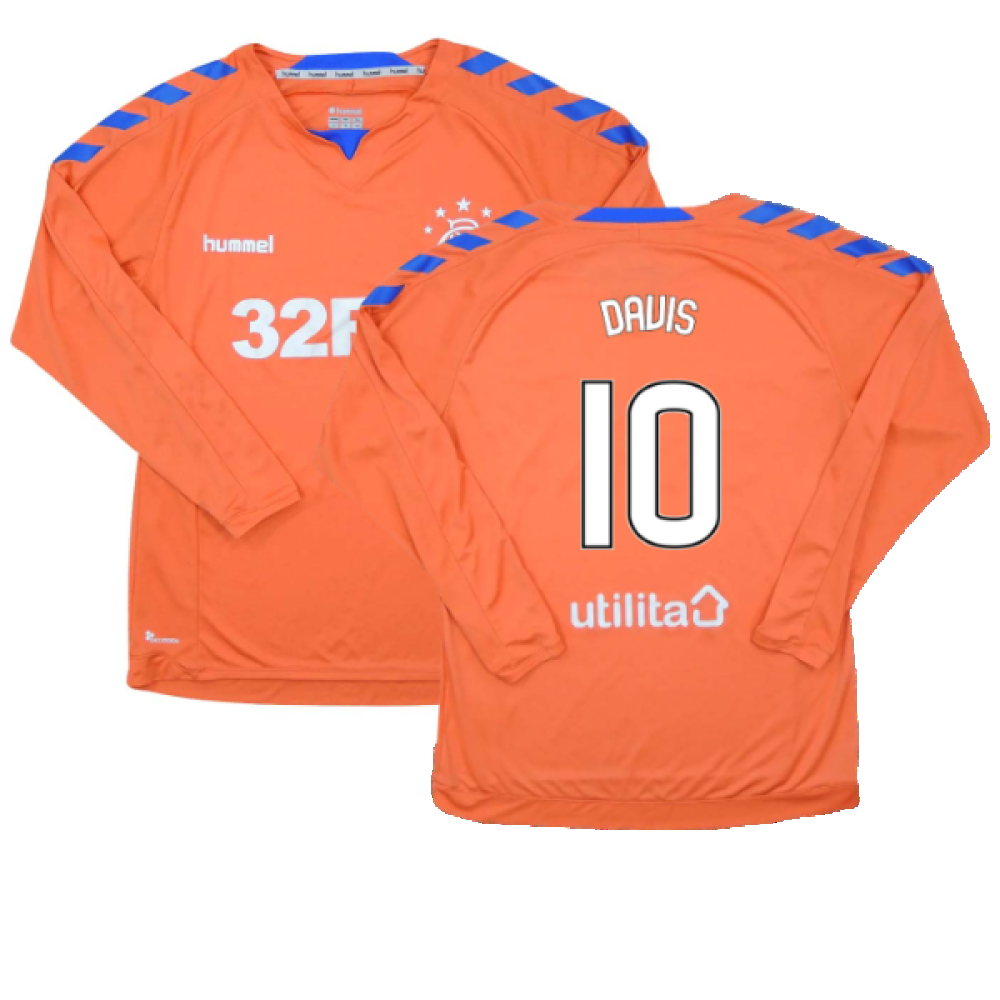 Rangers 2018-19 Long Sleeve Third Shirt (S) (Excellent) (Davis 10)_0