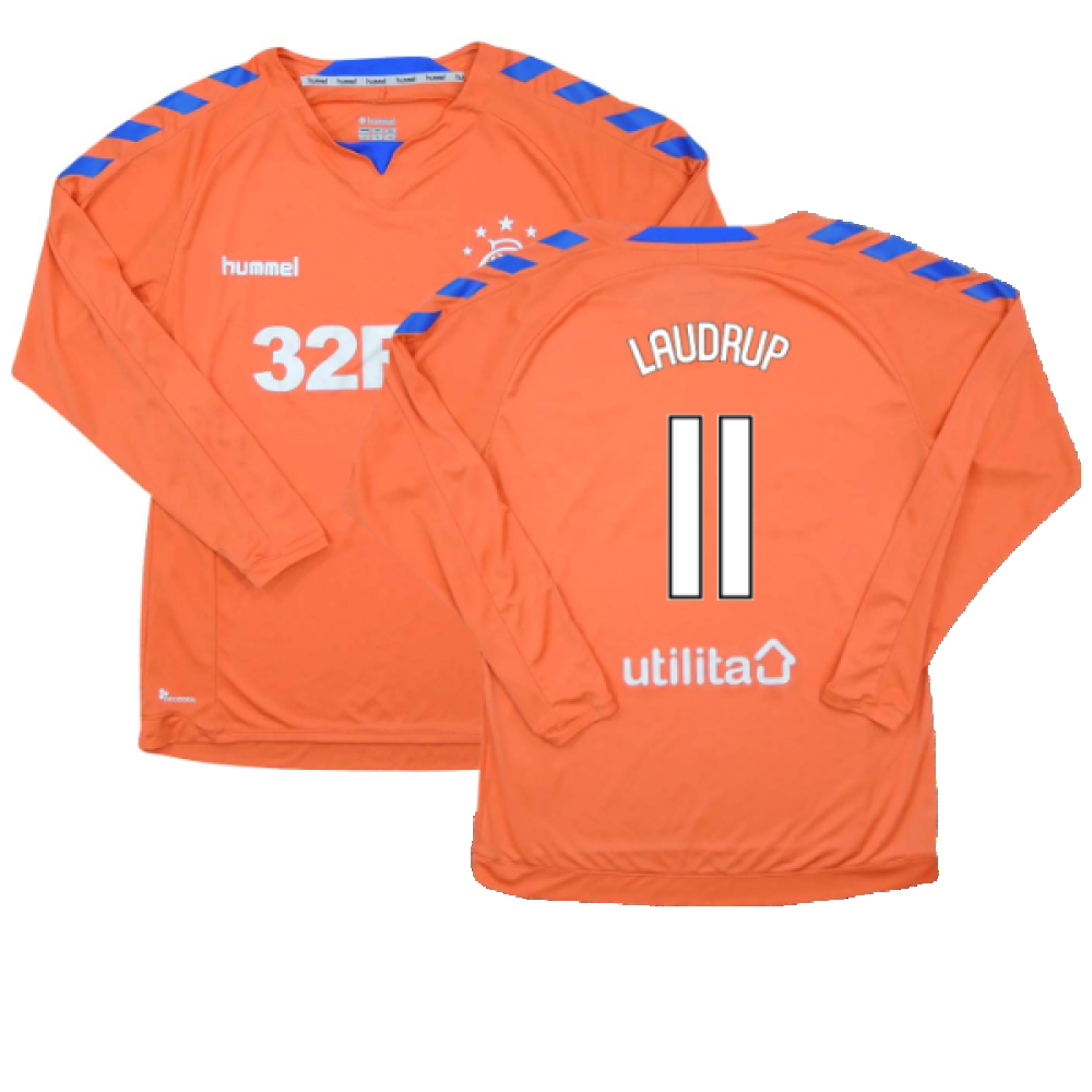 Rangers 2018-19 Long Sleeve Third Shirt (S) (Excellent) (LAUDRUP 11)_0