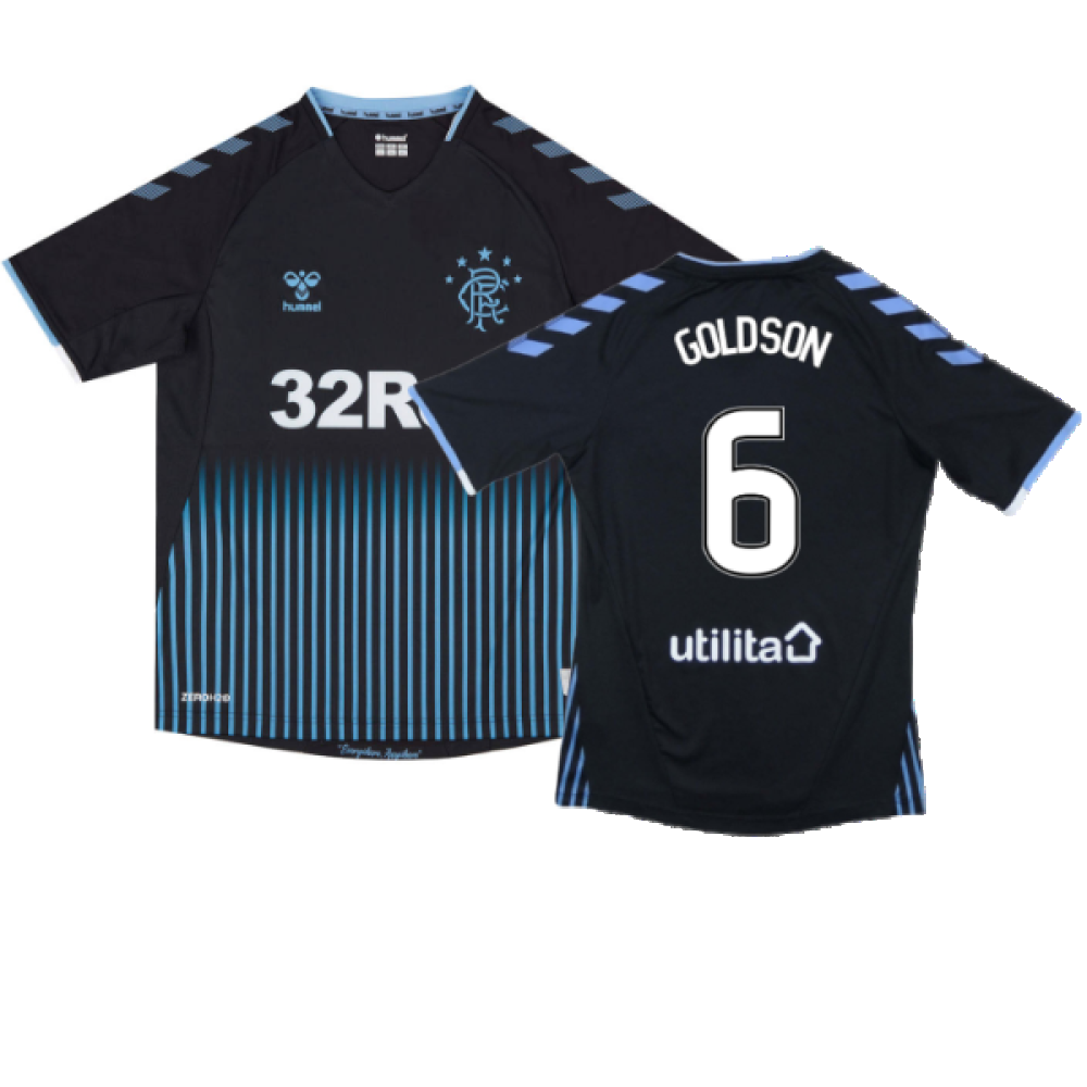 Rangers 2019-20 Away Shirt (L) (Very Good) (GOLDSON 6)_0