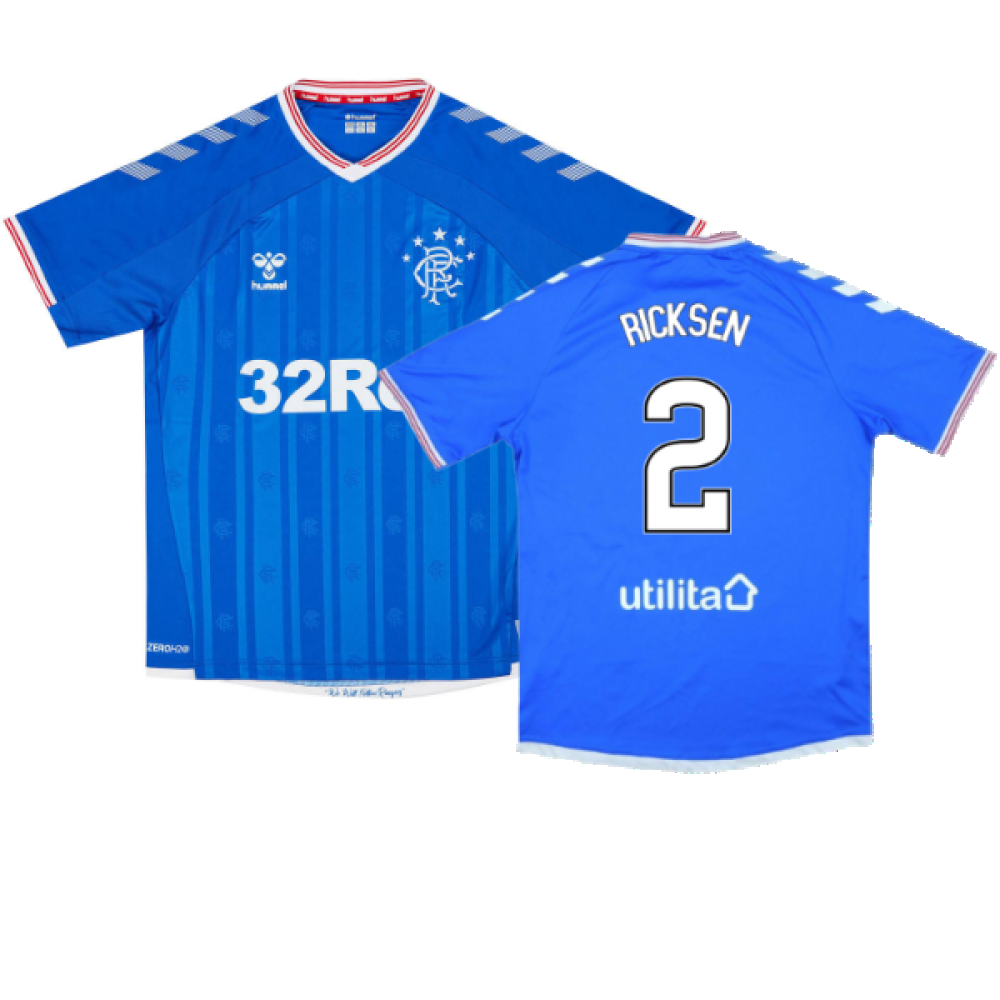 Rangers 2019-20 Home Shirt (3XL) (Very Good) (RICKSEN 2)_0