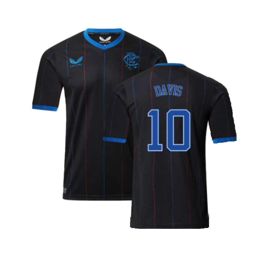 Rangers 2022-23 Fourth Shirt (M) (Excellent) (DAVIS 10)_0