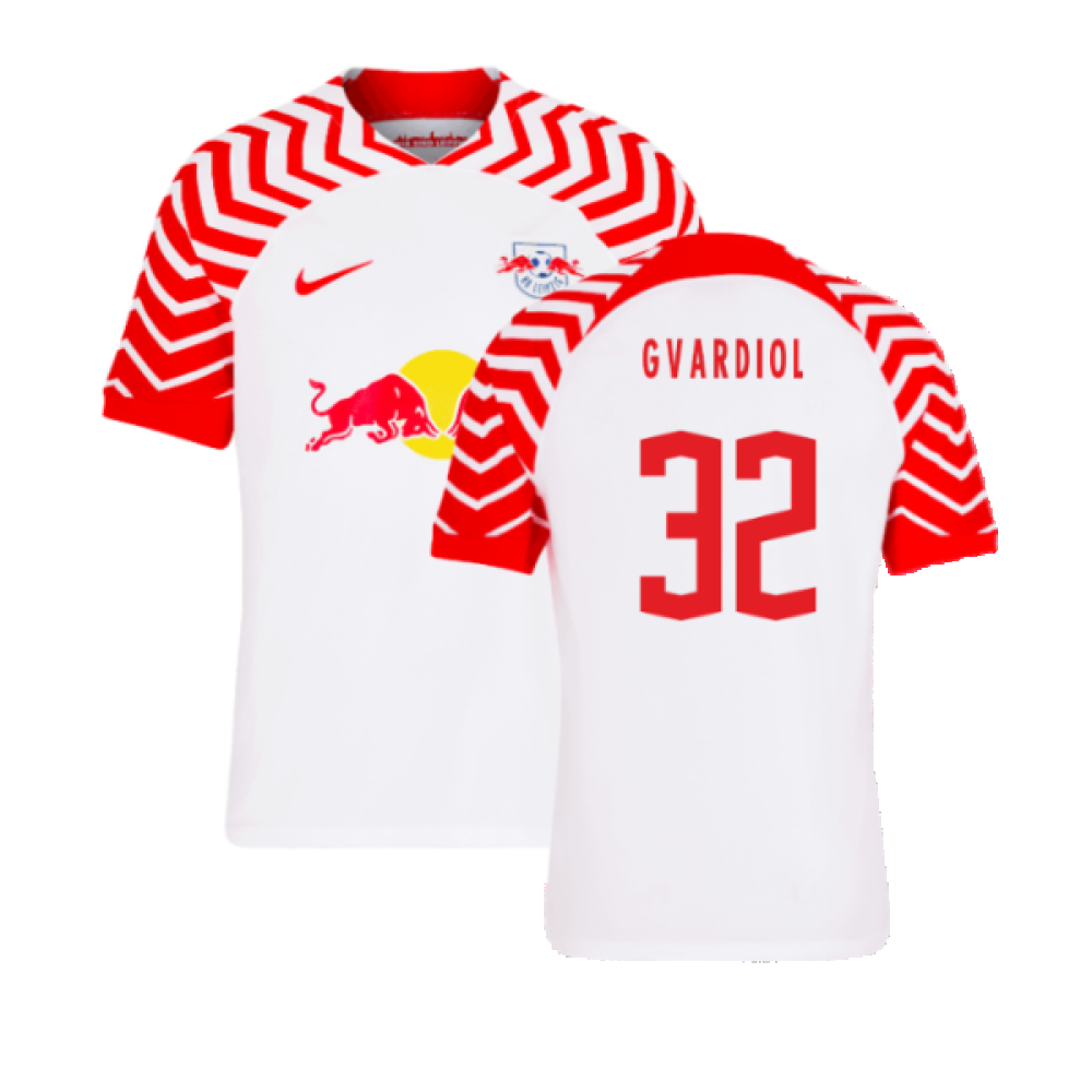 Red Bull Leipzig 2023-24 Home Shirt (L) (Gvardiol 32) (Good)_0