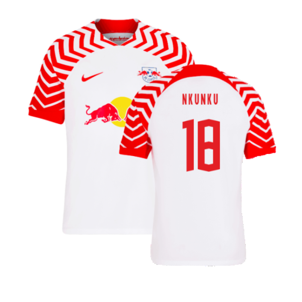 Red Bull Leipzig 2023-24 Home Shirt (L) (Nkunku 18) (Good)_0