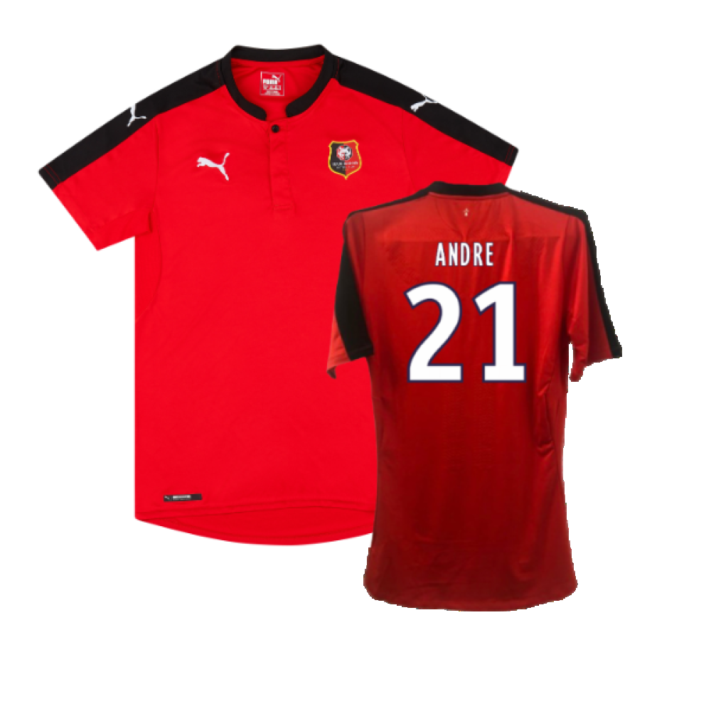 Rennes 2016-17 Home Shirt (Sponsorless) (XL) (Excellent) (Andre 21)_0