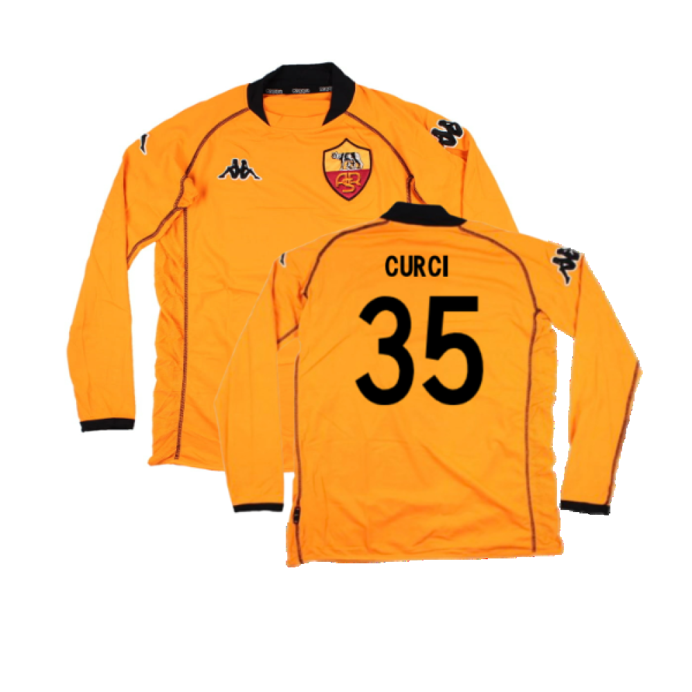 Roma 2002-03 Goalkeeper Long Sleeve Shirt (L) (Excellent) (Curci 35)_0