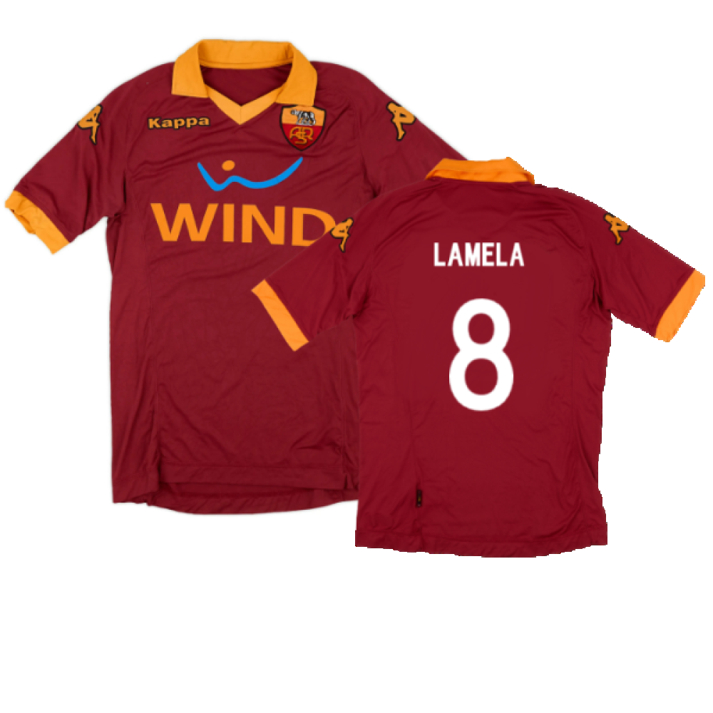 Roma 2012-13 Home Shirt (MB) (Lamela 8) (Very Good)_0