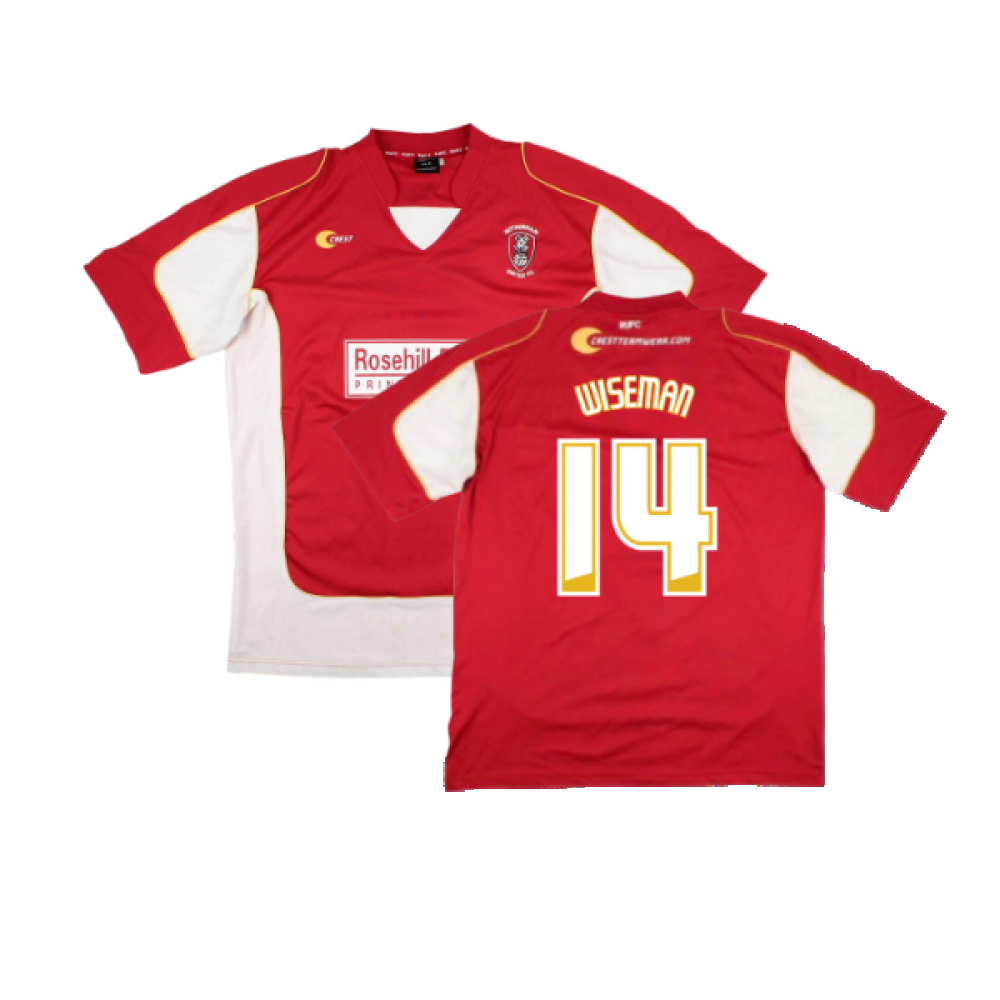 Rotherham 2006-07 Home Shirt (XL) (Very Good) (Wiseman 14)_0