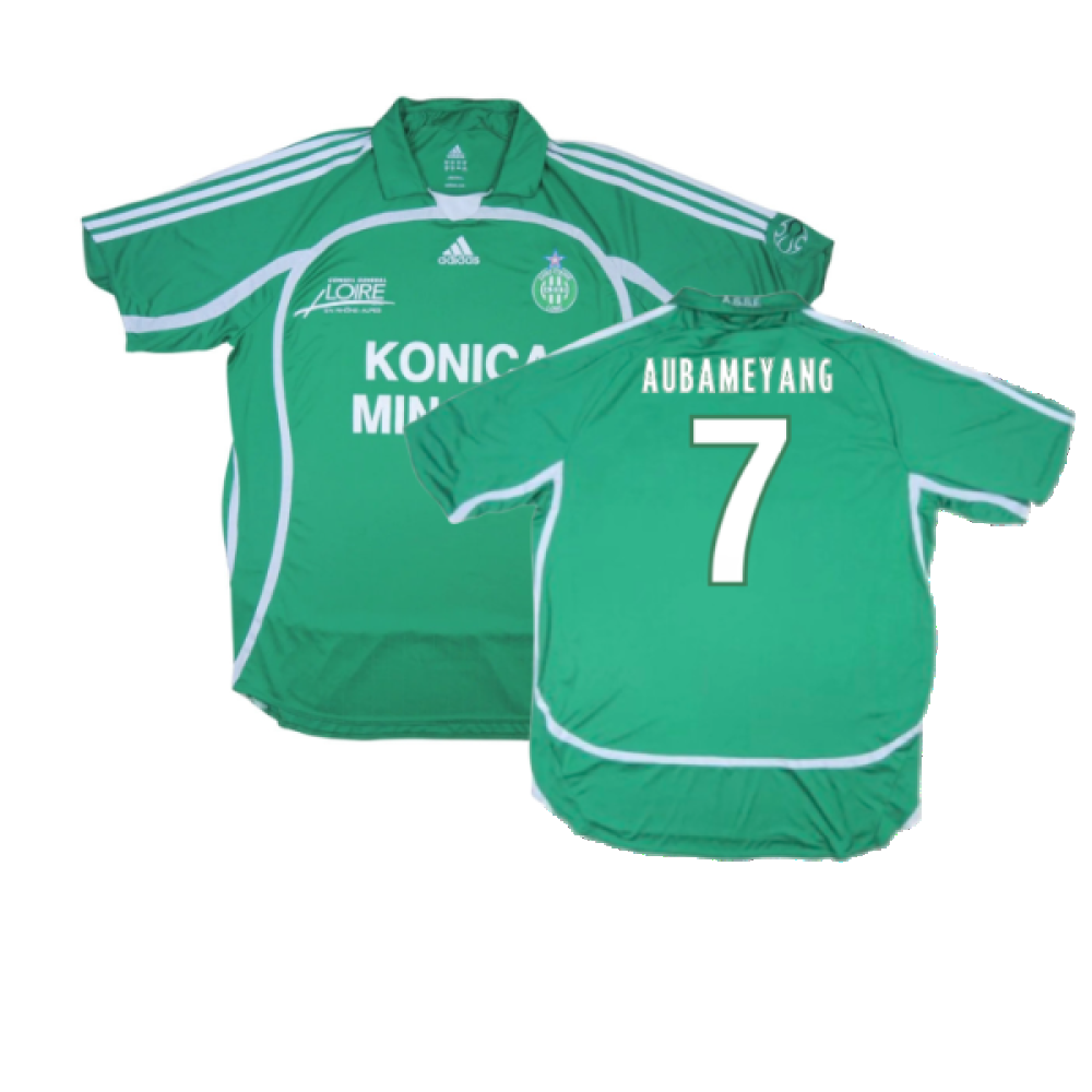 Saint-Etienne 2006-07 Home Shirt (M) (Excellent) (AUBAMEYANG 7)_0