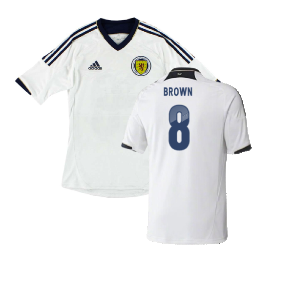 Scotland 2012-14 Away (XL) (Very Good) (Brown 8)_0