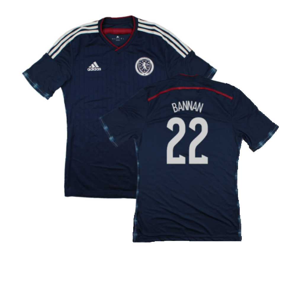 Scotland 2014-15 Player Issue Home Shirt (M) (Excellent) (Bannan 22)_0