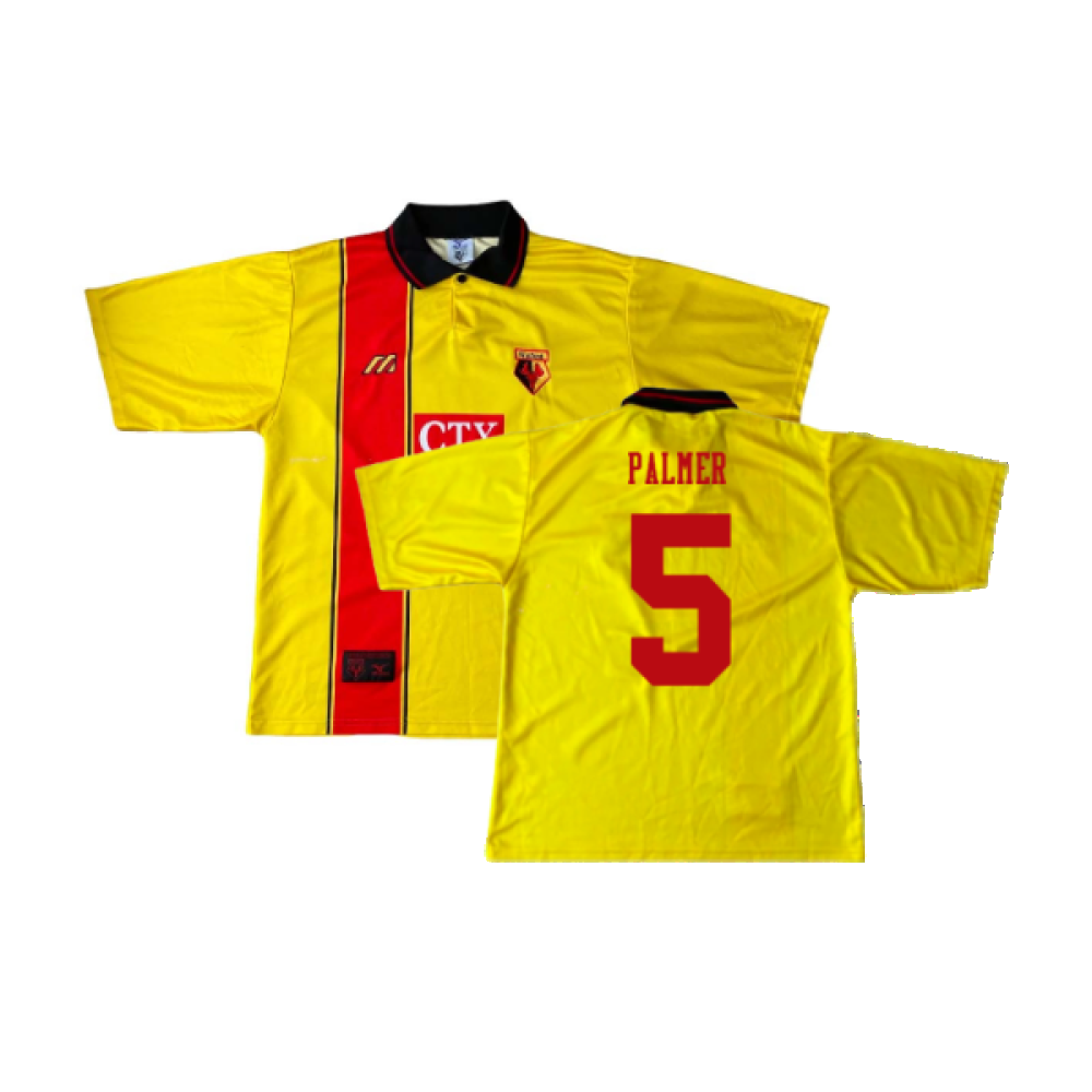 Watford 1997-98 Home Shirt (XL) (Excellent) (Palmer 5)_0