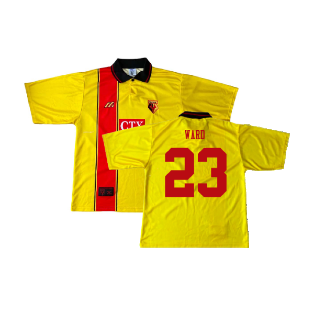 Watford 1997-98 Home Shirt (XL) (Excellent) (Ward 23)_0