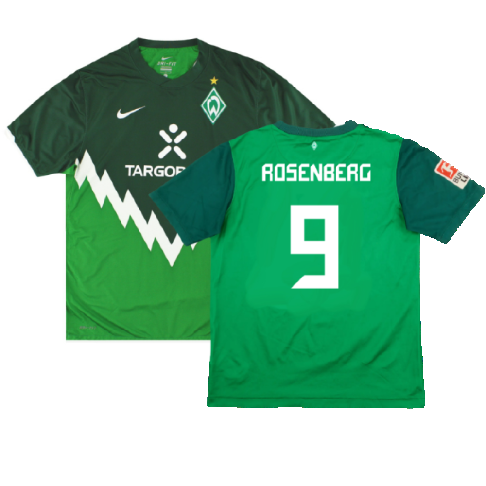 Werder Bremen 2010-11 Home Shirt (Excellent) (Rosenberg 9)_0