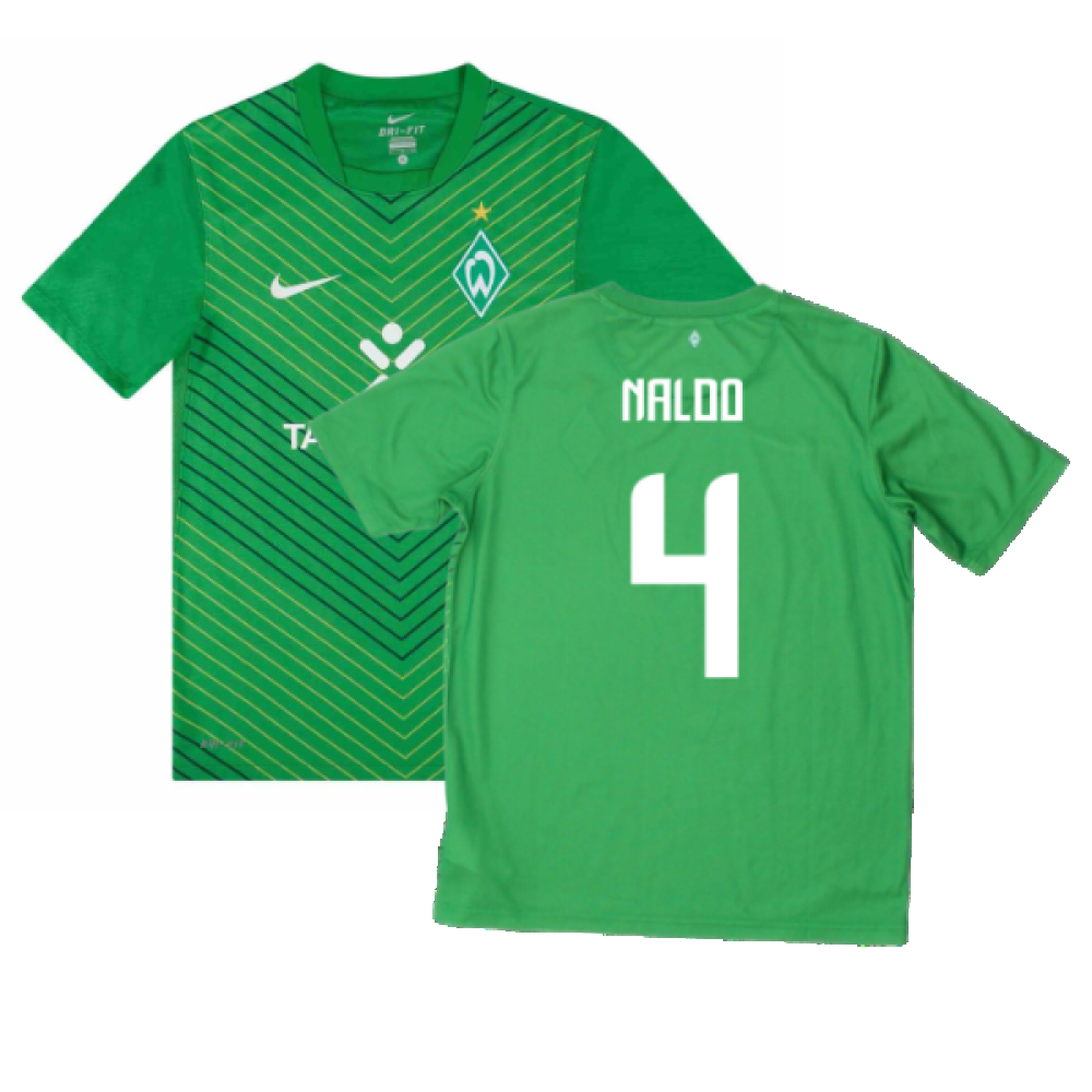 Werder Bremen 2011-12 Home Shirt (M) (Very Good) (Naldo 4)_0