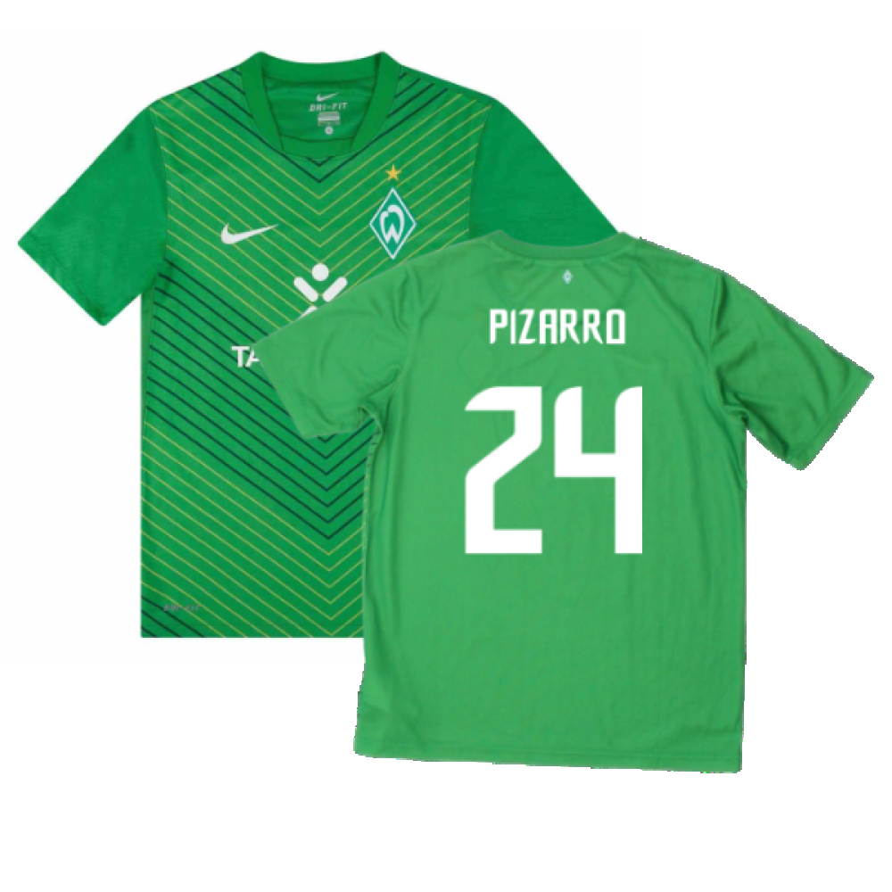 Werder Bremen 2011-12 Home Shirt (M) (Very Good) (Pizarro 24)_0