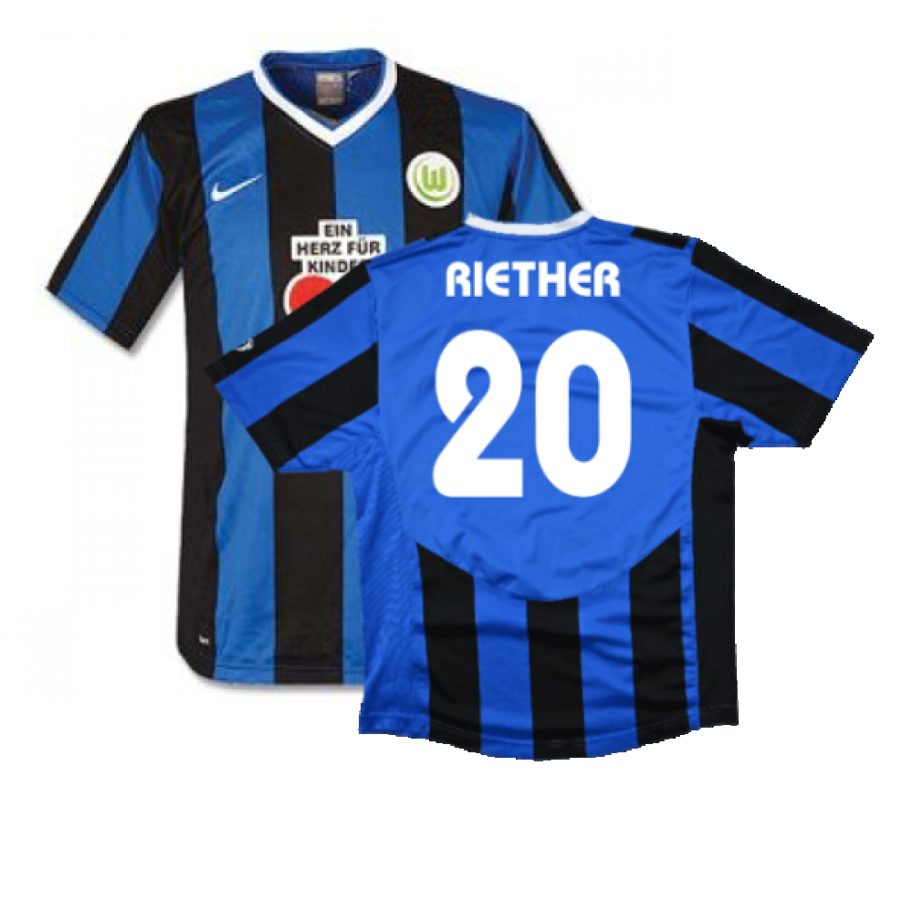 Wolfsburg 2007-09 Away Shirt (Excellent) (Riether 20)_0