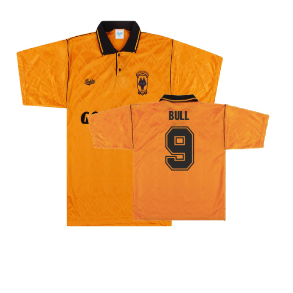 Wolves 1990-92 Home Shirt (L) (Very Good) (Bull 9)_0