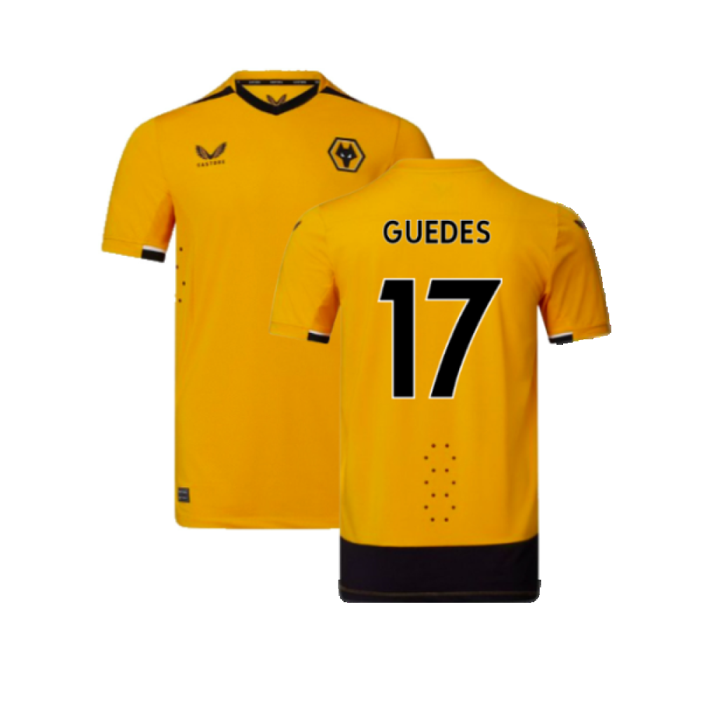 Wolves 2022-23 Pro Home Shirt (Sponsorless) (XXL) (Mint) (GUEDES 17)_0