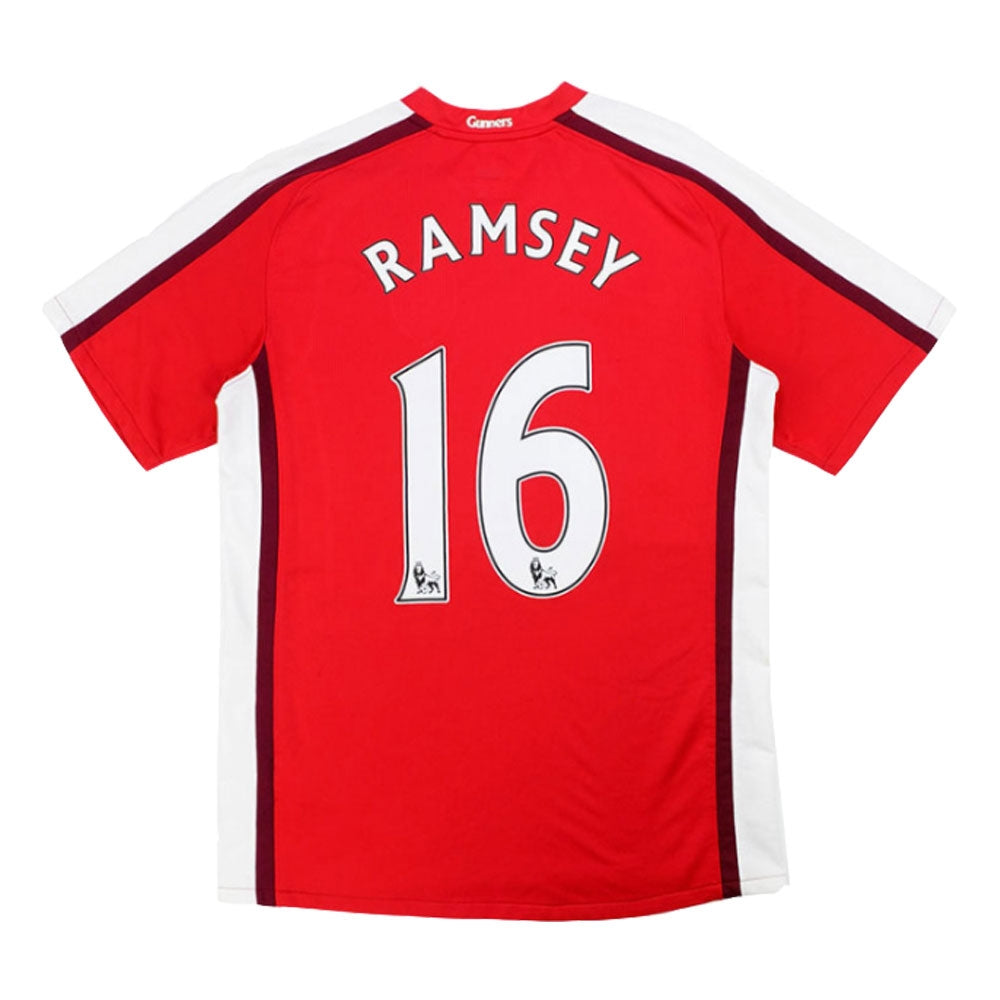 2008-10 Arsenal Nike Home Shirt (RAMSEY 16) (Excellent)_0