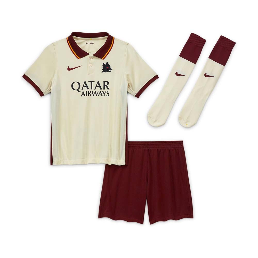 2020-2021 AS Roma Away Nike Little Boys Mini Kit_0