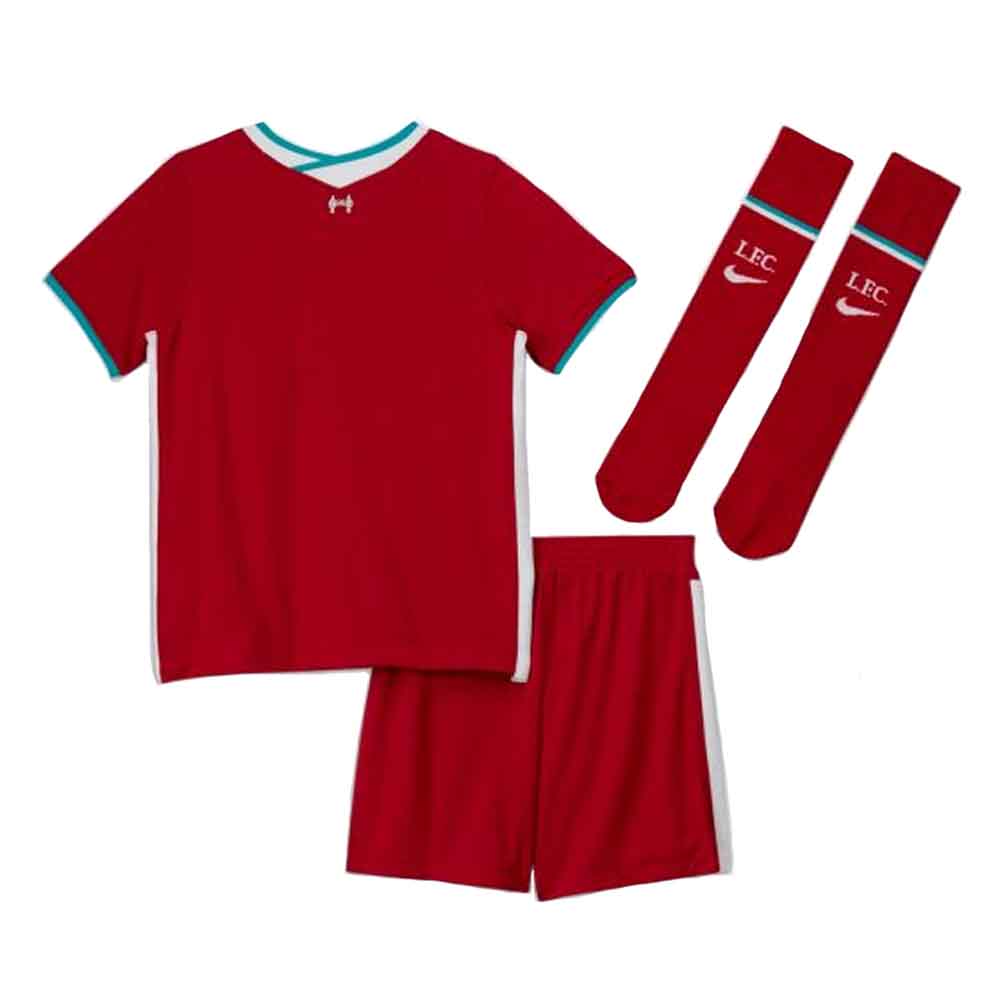 2020-2021 Liverpool Home Nike Little Boys Mini Kit_1