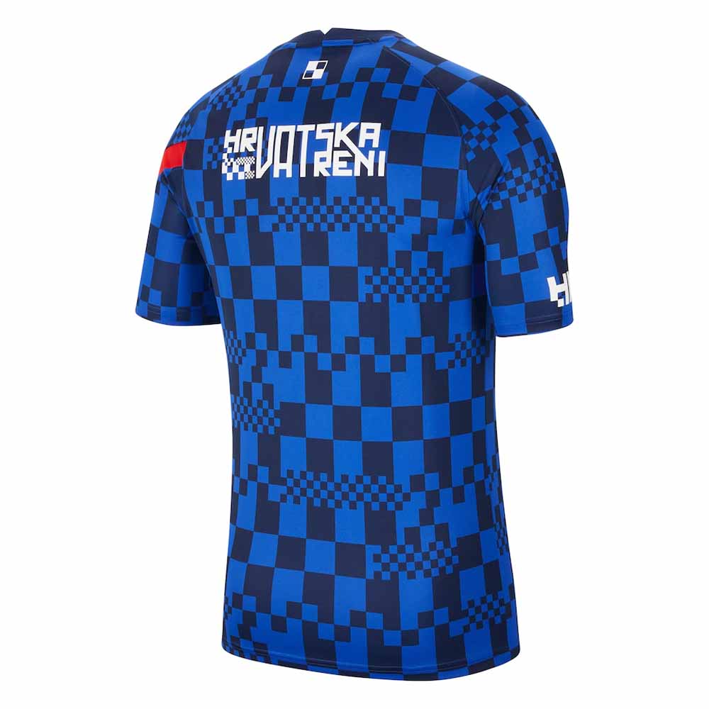 2020-2021 Croatia Pre-Match Training Shirt (Blue) - Kids_1