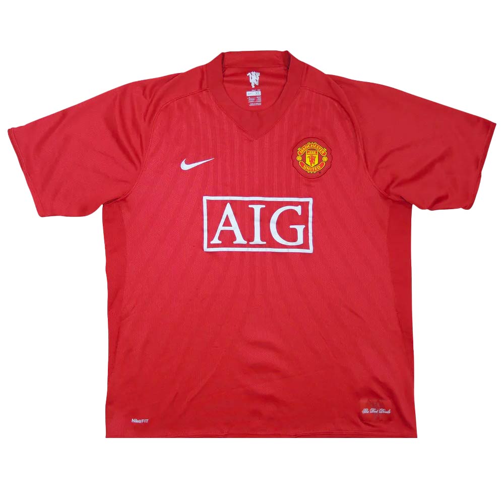 Manchester United 2007-09 Home Shirt (Excellent)