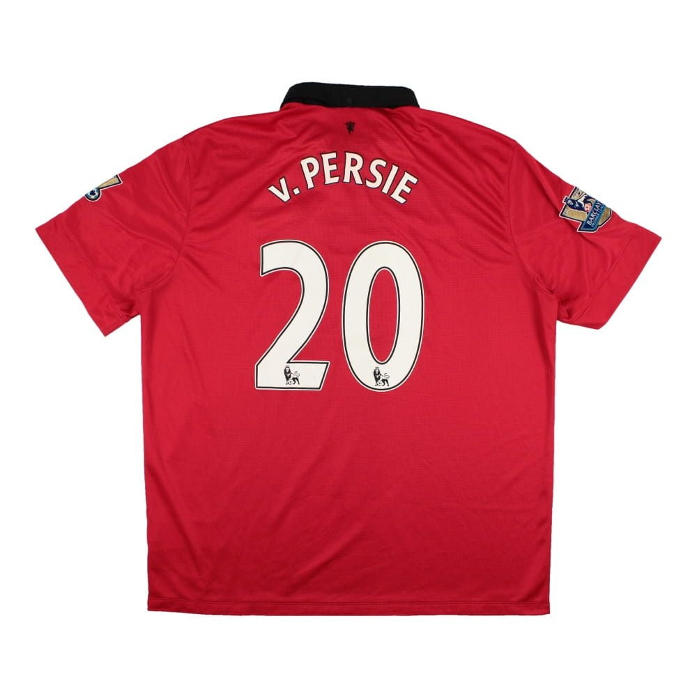 Manchester United 2013-2014 Home Shirt (v. Persie 20) ((Excellent) L)_0