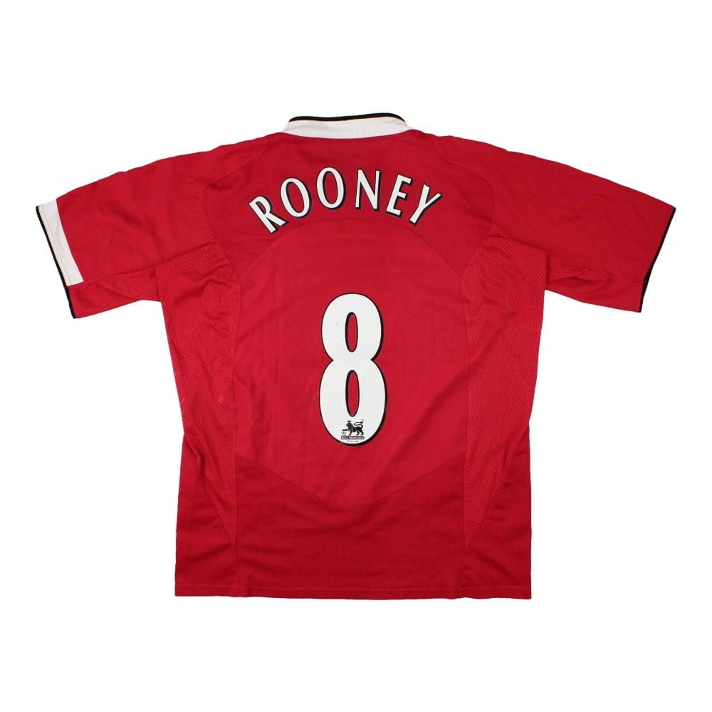 Manchester United 2004-2006 Home Shirt (Rooney 8) ((Very Good) L)_0